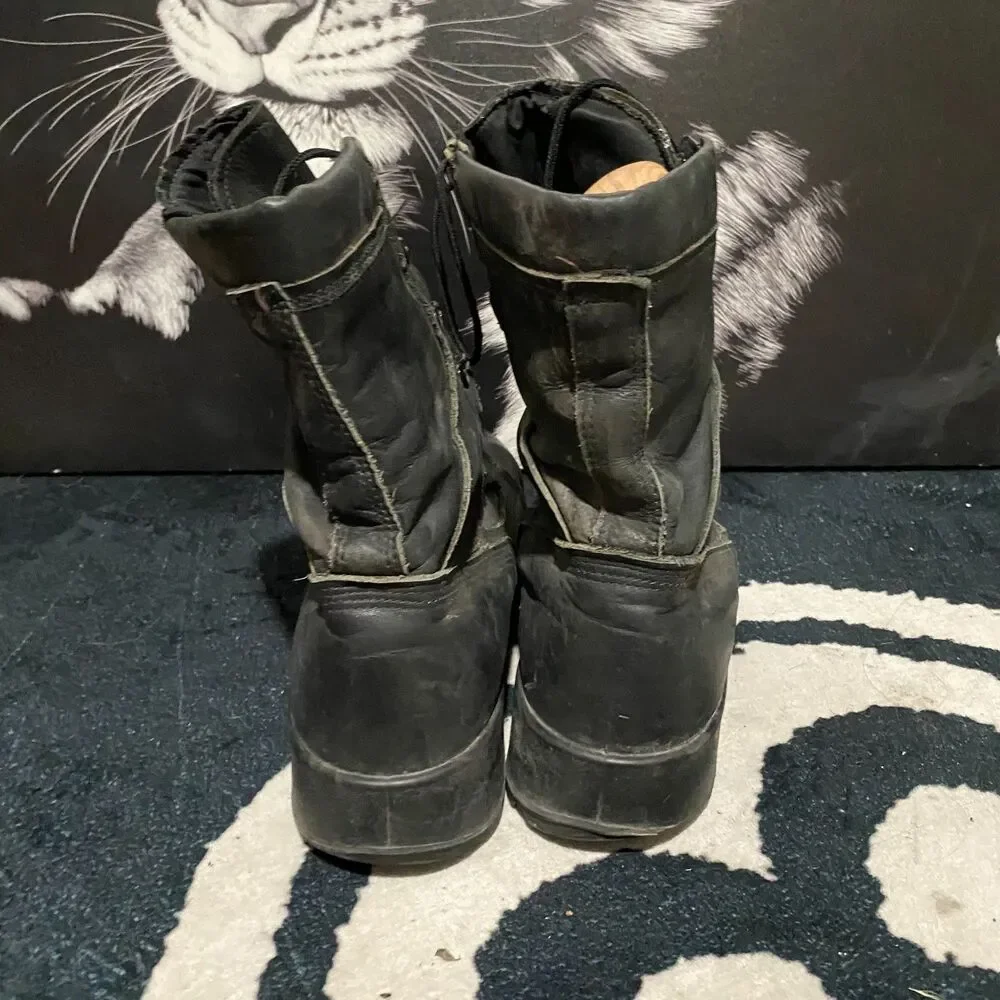 Belleville Combat Boot Men's 11.5W Black Leather Military Tactical Steel Toe